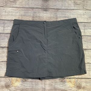 LL Bean Women's size 20 Reg Water-Repellent Comfort Trail Skort Mid-Rise 290595‎